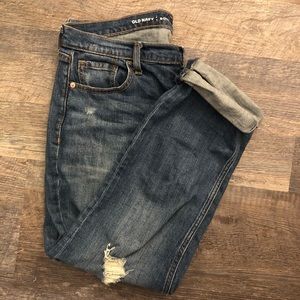 Old Navy Boyfriend Crop Jeans